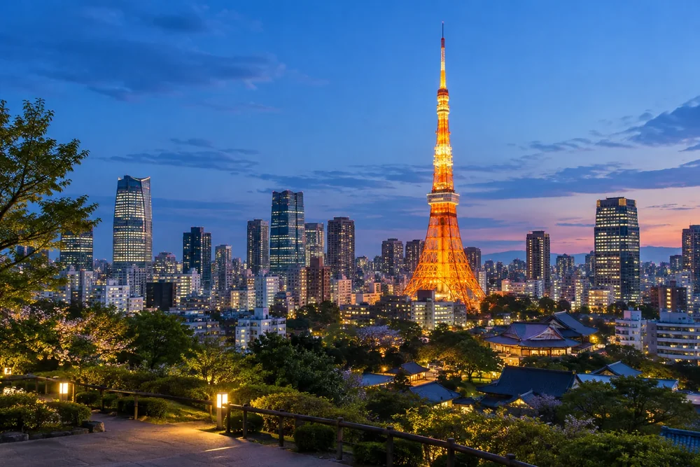 Illustrative city image — Japan