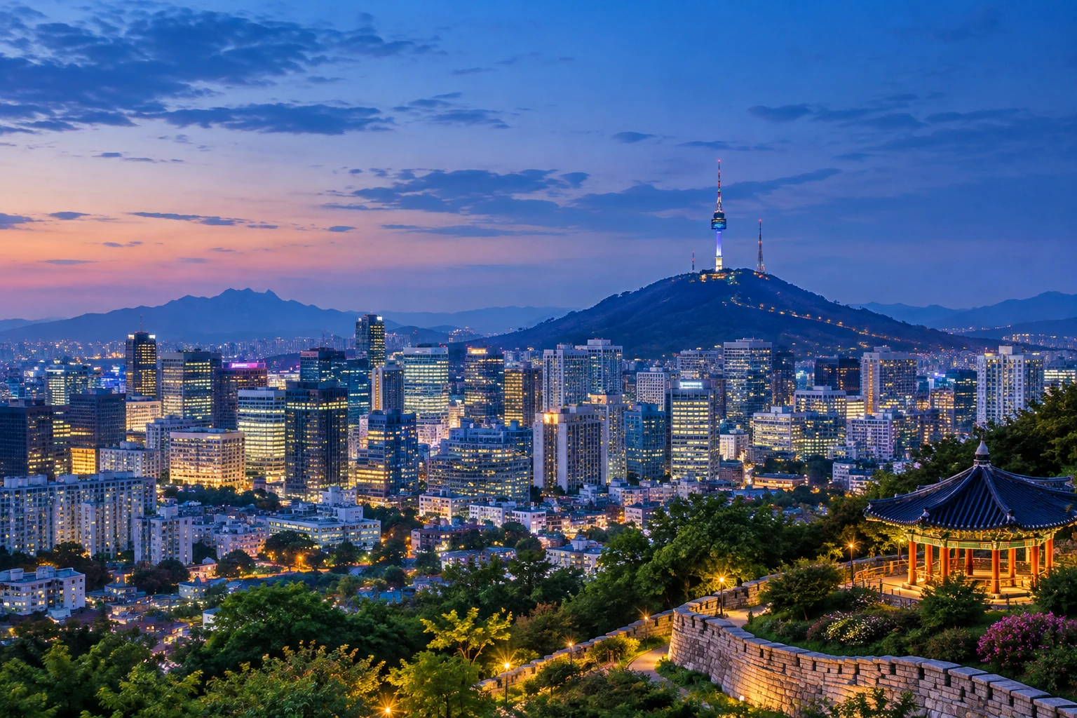Illustrative city image — South Korea