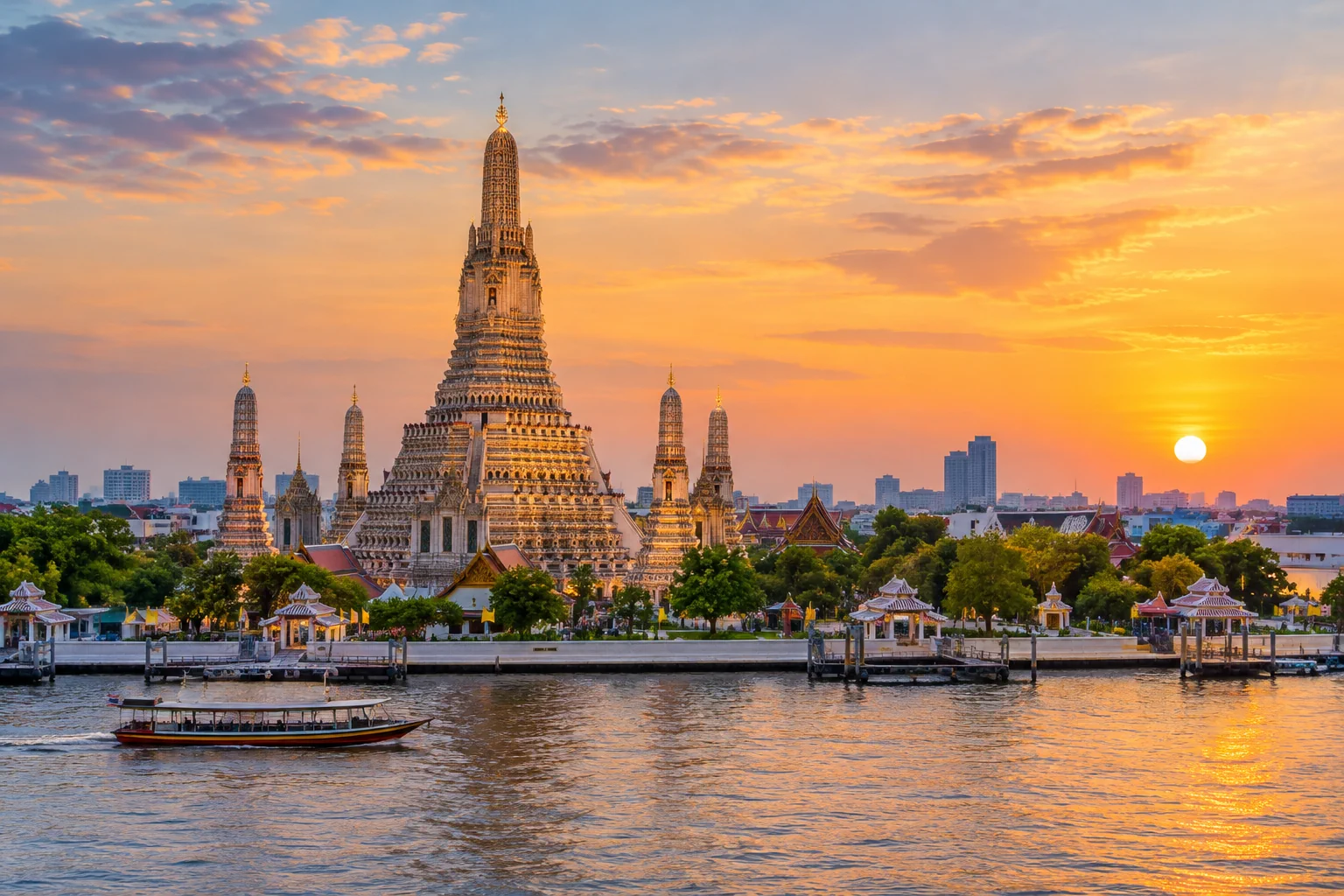 Illustrative cityscape of Thailand