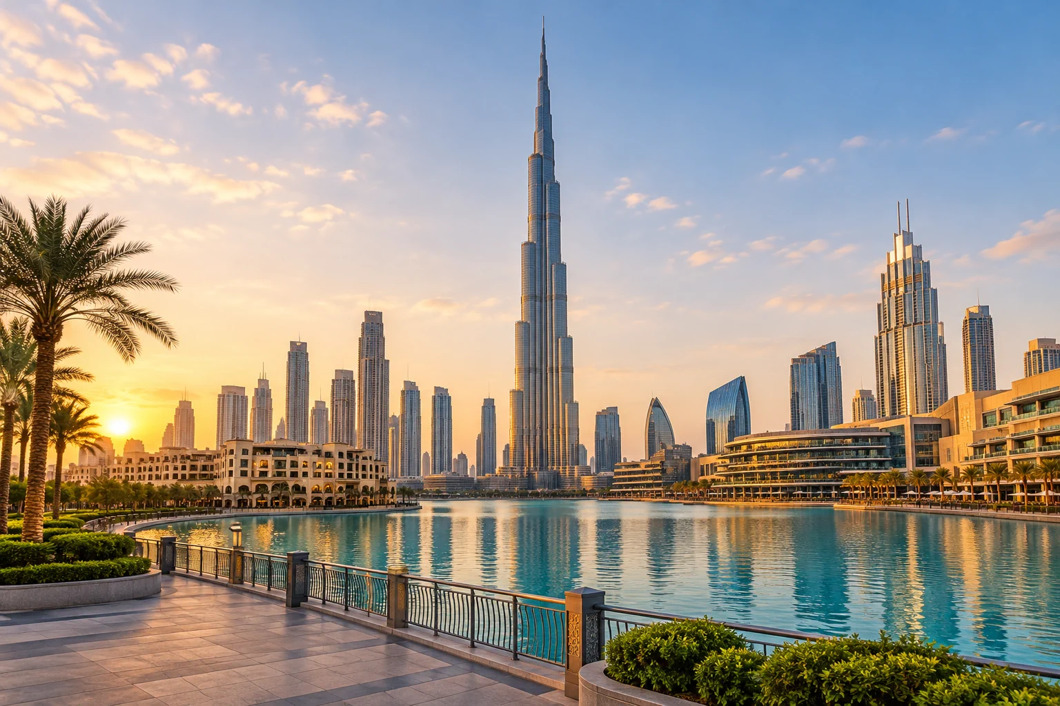 Illustrative cityscape of United Arab Emirates