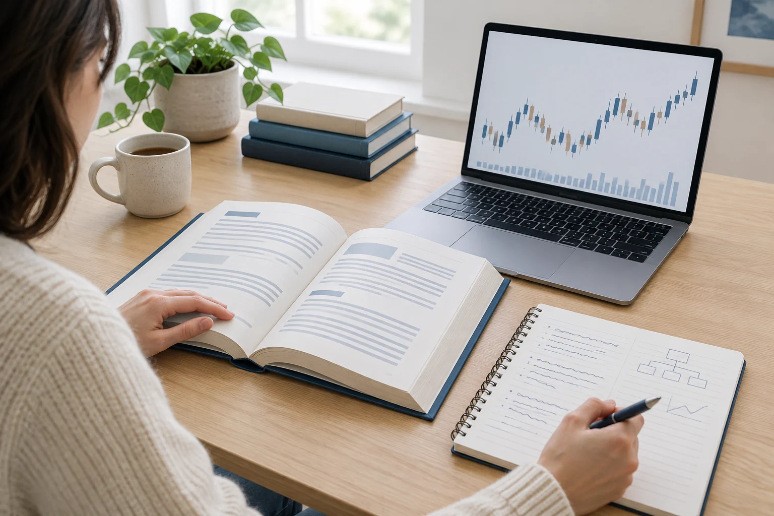 Illustrative books and financial study materials